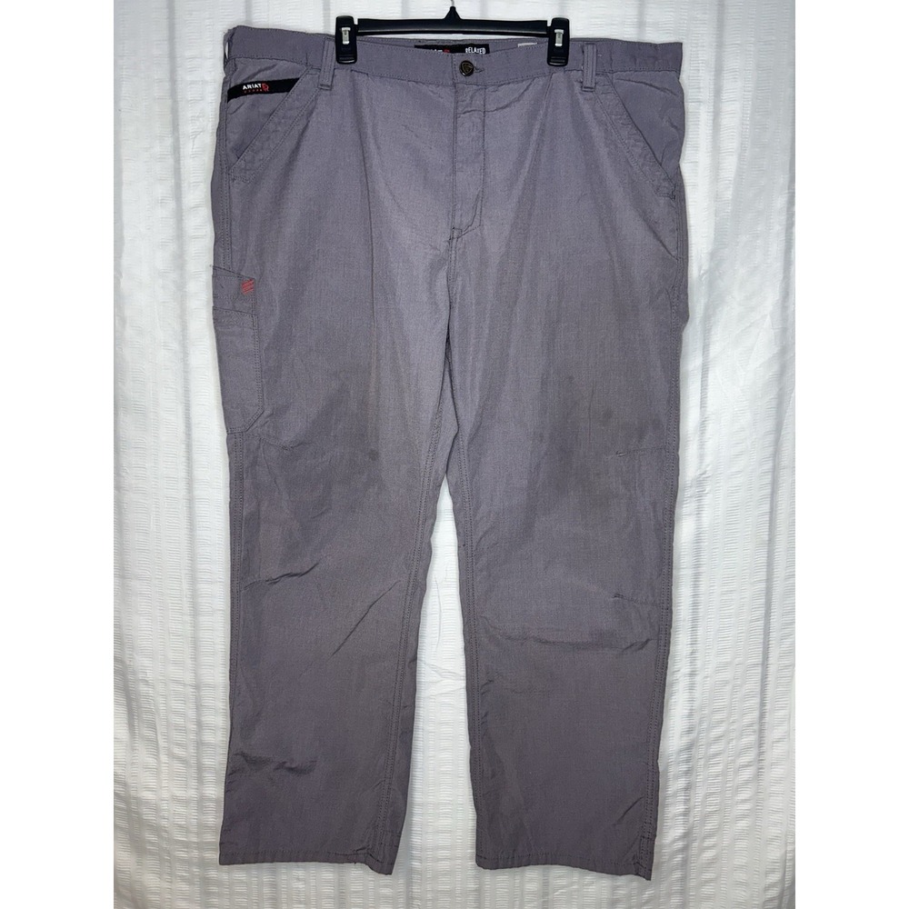 Ariat FR CAT 2 Duralight M4 Relaxed Boot Ripstop Cargo Gray Pant 44x30 10026002